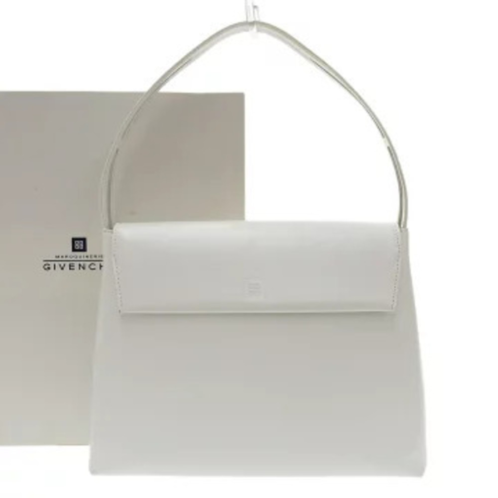 Givenchy One Shoulder Hobo bag leather white